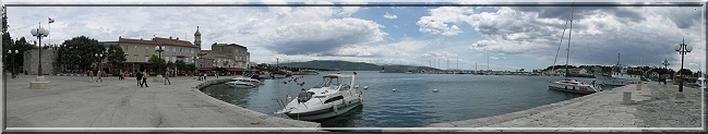 View on Krk - port